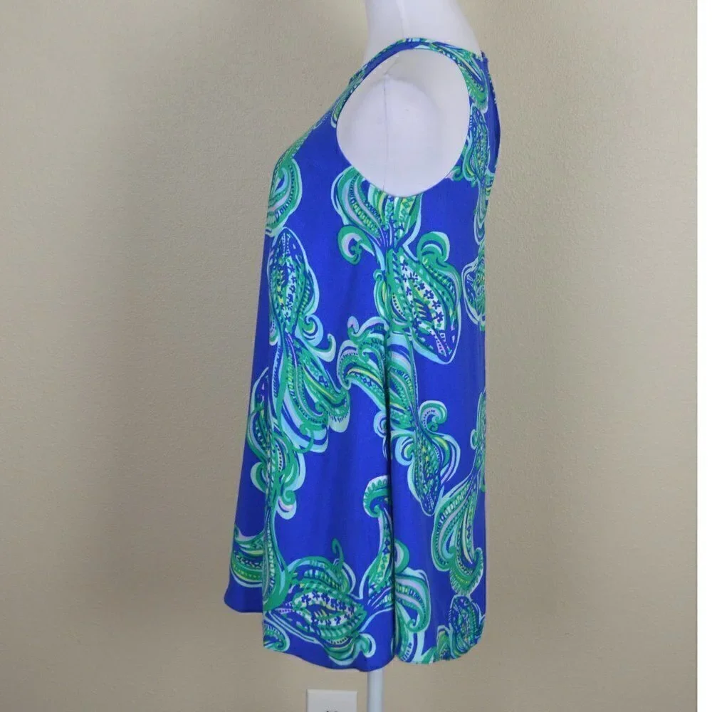 Lilly Pulitzer Wright Dress Blue Crush XS - Picture 3 of 7